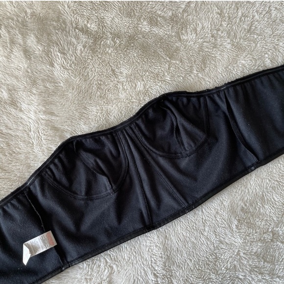 Pretty Little Thing Strapless Leather Bondage Top - Picture 7 of 8